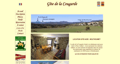 Desktop Screenshot of gitedelacougarde.com